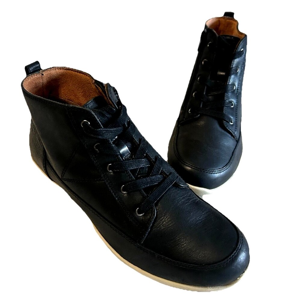 Vionic Shawna Womens Size 8 Ankle Boot Black Leat… - image 2